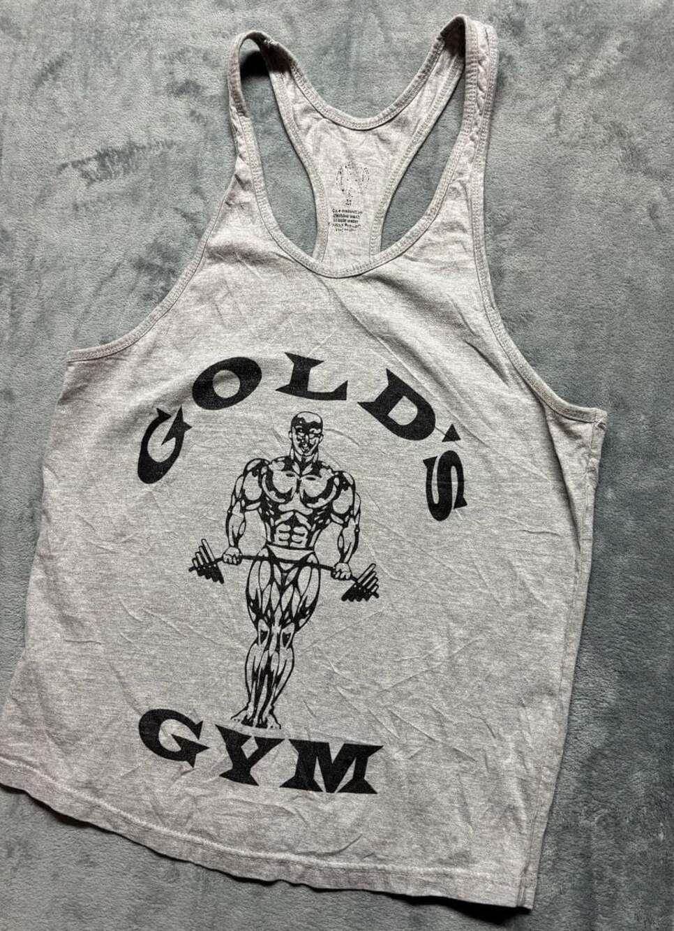 Gold's Gym Classic Bodybuilder Tank Top Gray